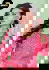 Trendy Chicago Vol 2 Rayon Sequence Work Naira Cut Kurti Catalog
